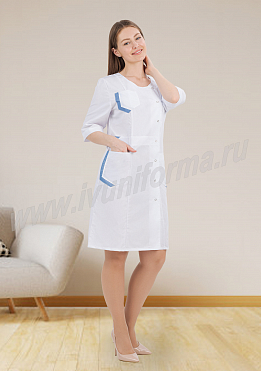 Халат медицинский женский арт. М-20-49-ТС