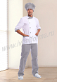 Костюм повара мужской арт. ПВ-02-157-ТС - 2
