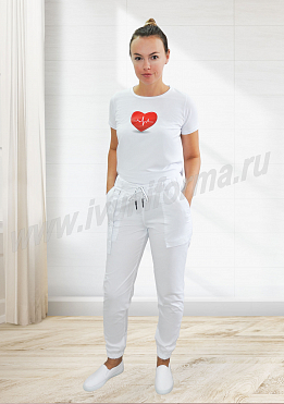 Брюки медицинские женские арт. М-07-02-СТР