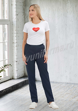 Брюки медицинские женские арт. М-07-04-ТС